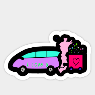 Flowers Car Sticker